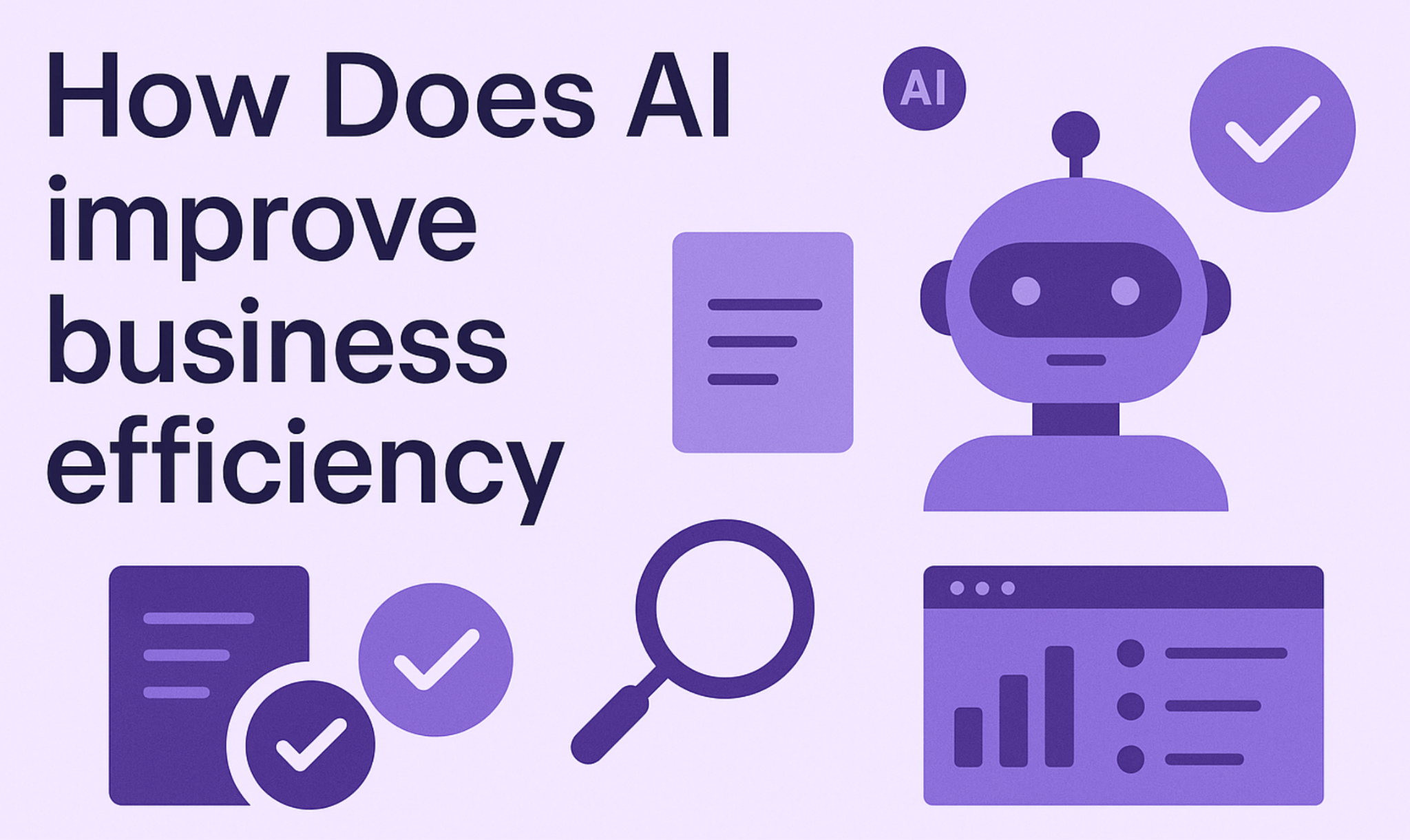 How does ai improve business efficiency